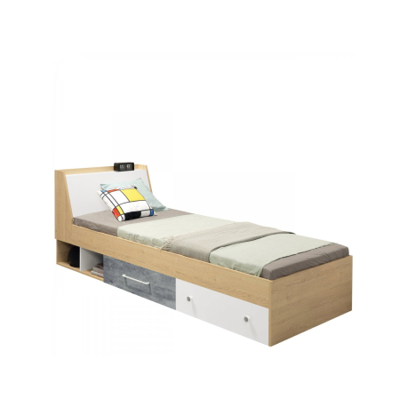 Jednolůžková detská postel Brikuf BI11 L / P