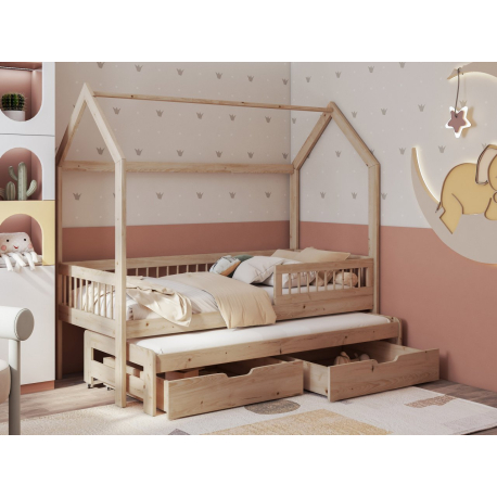 Dětská postel s úložným prostorem Karlix 90